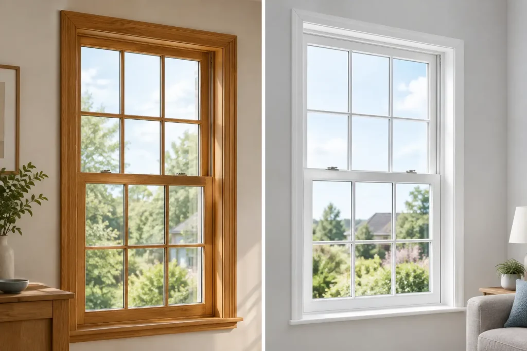 Timber Versus uPVC Sash Windows Compared
