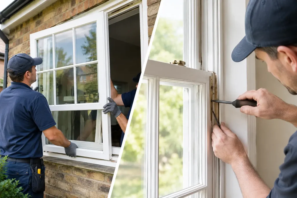 Full Replacement Versus Repair for Sash Windows